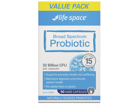Life-Space Broad Spectrum Probiotic Value Pack 90 Hard Capsules
