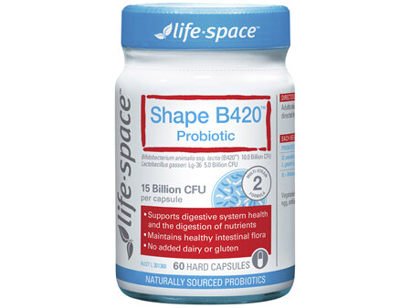 Life-Space Shape B420 Probiotic 60 Hard Capsules