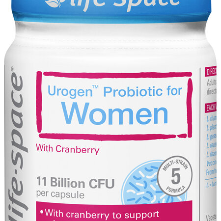 Life-Space Urogen™ Probiotic for Women with Cranberry 60 Hard Capsules