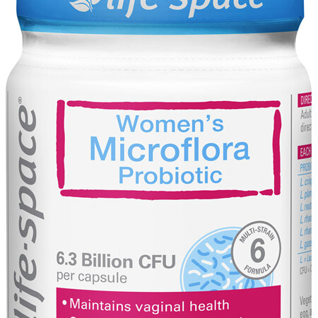 Life-Space Women's Microflora Probiotic 60 Hard Capsules