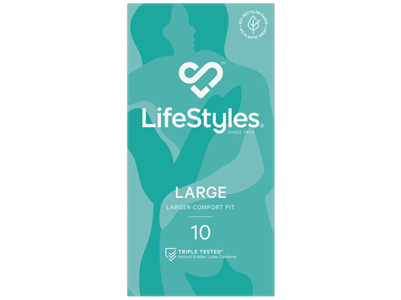 LifeStyles® Large Condoms 10 Pack