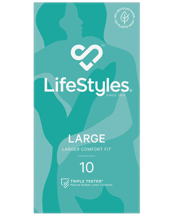 LifeStyles® Large Condoms 10 Pack