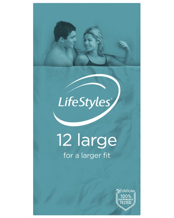 LifeStyles Large Condoms 12 Pack