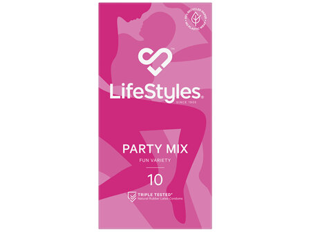 LifeStyles® Party Mix Condoms 10 Pack