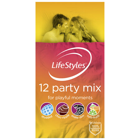LifeStyles Party Mix Condoms 12 Pack