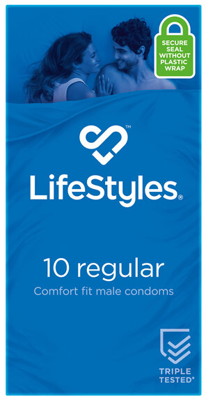 LifeStyles® Regular Condoms 10 Pack