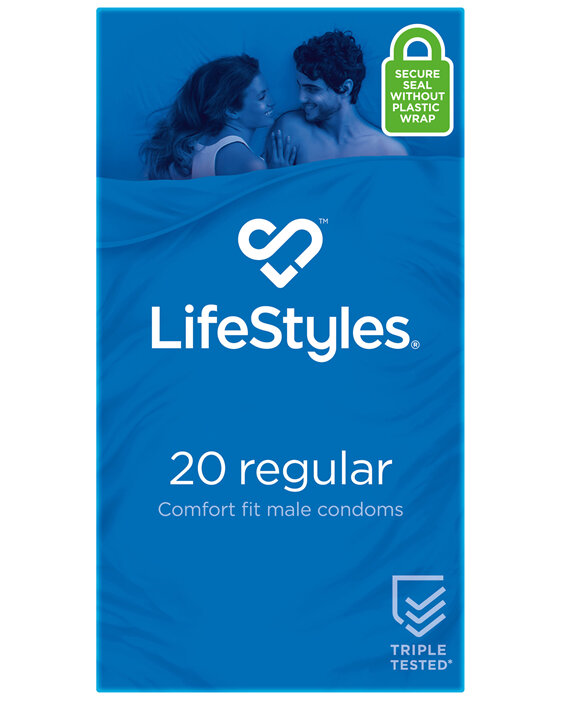 LifeStyles® Regular Condoms 20 Pack