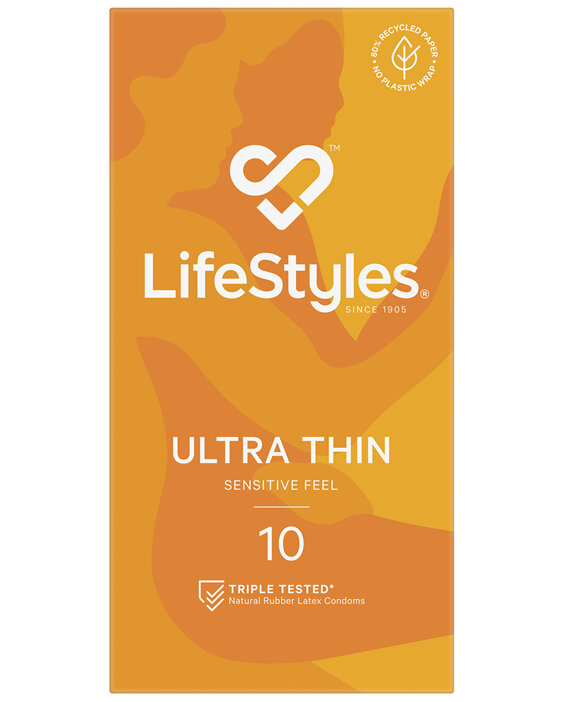LifeStyles® Ultra Thin Condoms 10 Pack