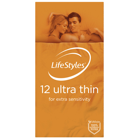 LifeStyles Ultra Thin Condoms 12 Pack