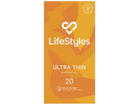 LifeStyles® Ultra Thin Condoms 20 Pack