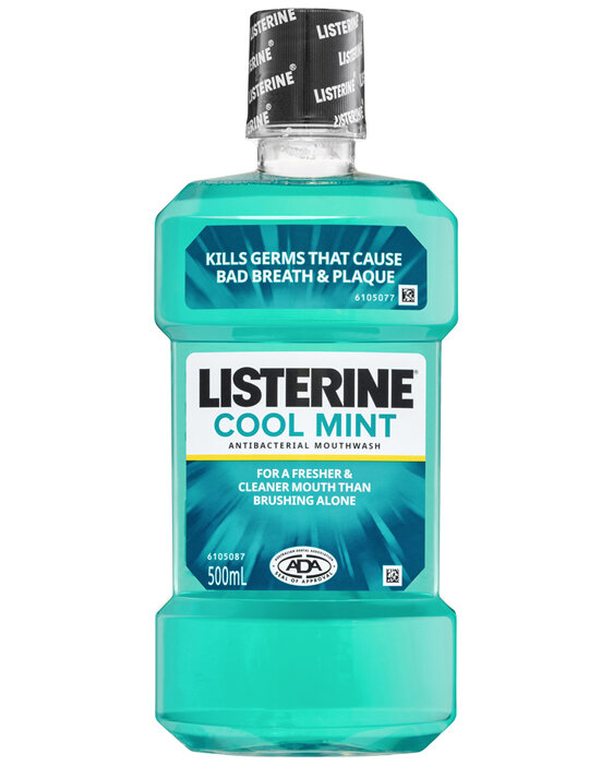 Listerine Cool Mint Mouthwash 500mL