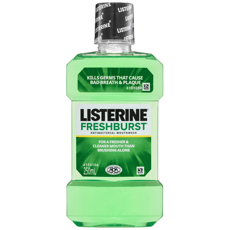 Listerine FreshBurst Antibacterial Mouthwash 250mL
