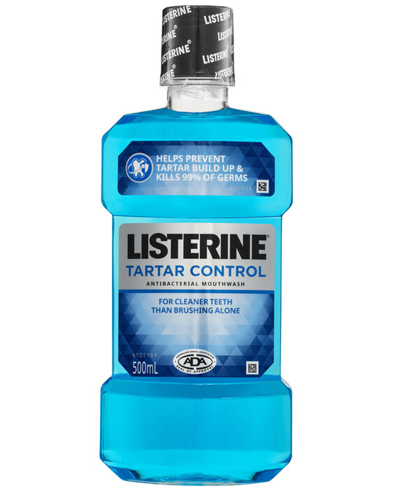 Listerine Tartar Control Antibacterial Mouthwash 500mL
