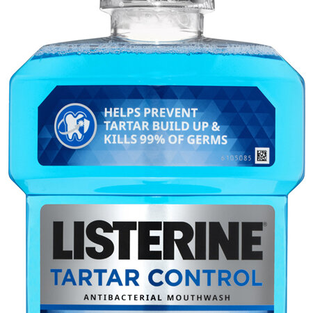 Listerine Tartar Control Antibacterial Mouthwash Winter Mint 1L