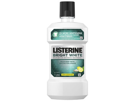 Listerine Total Care Bright White Mouthwash 1L