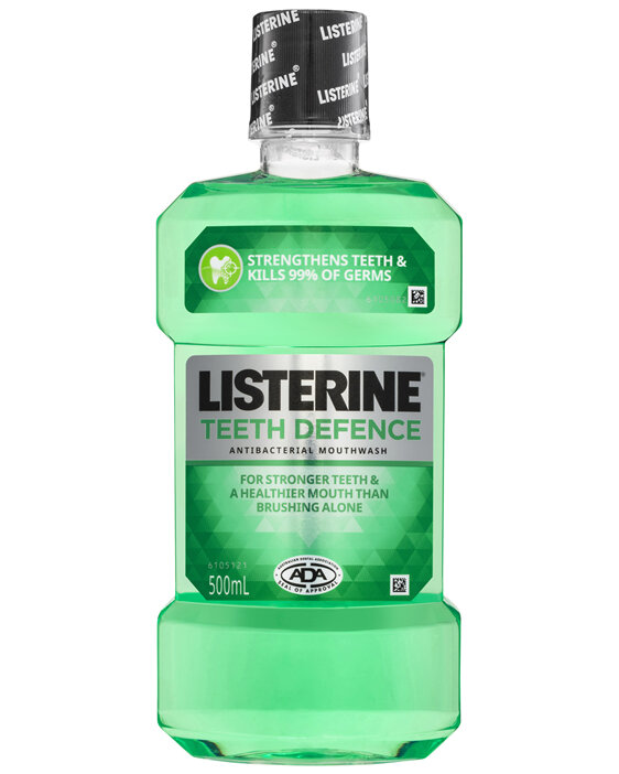 Listerine Total Care Teeth Defence Mouthwash 500mL