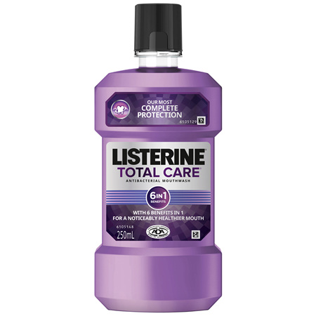 Listerine Total Care Zero Alcohol 6 in 1 Mouthwash 250mL