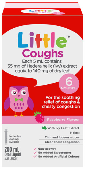 Little Coughs Oral Liquid Raspberry 200mL