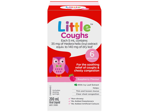 Little Coughs Oral Liquid Raspberry 200mL