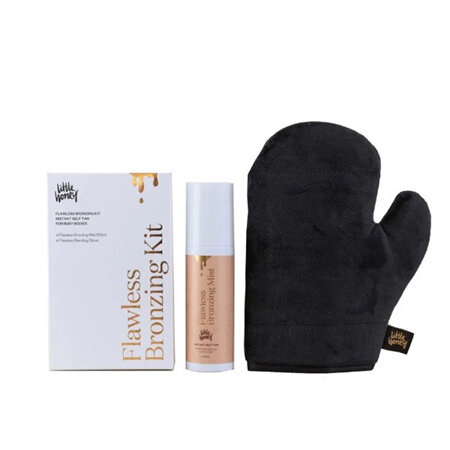 LITTLE HONEY Flawless Bronzing Self Tan Kit +Glove 100ml