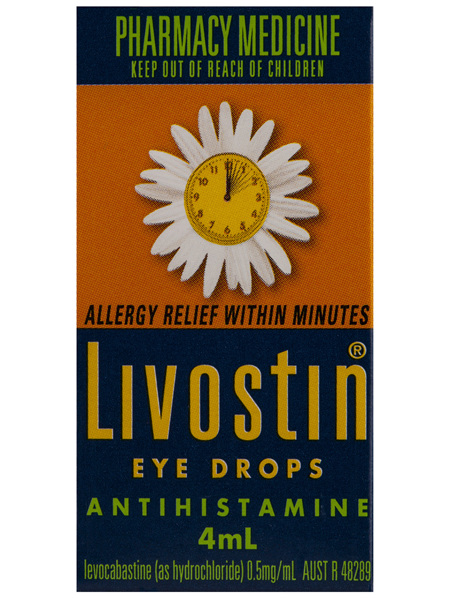 Livostin Antihistamine Allergy Eye Drops 4mL