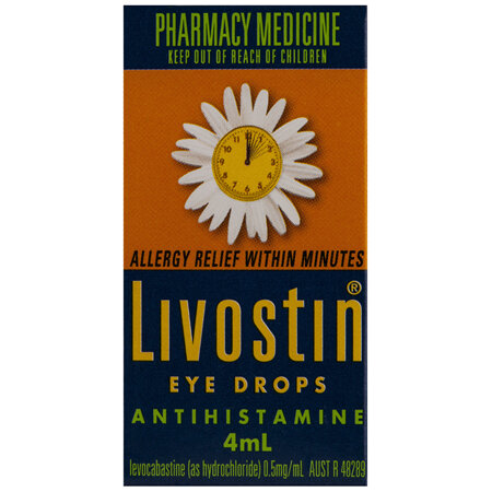 Livostin Antihistamine Allergy Eye Drops 4mL