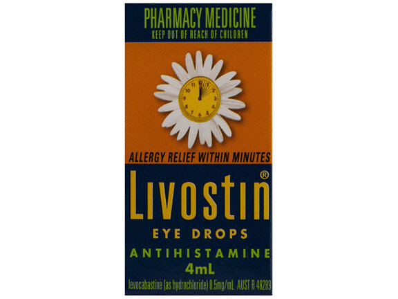 Livostin Antihistamine Allergy Eye Drops 4mL