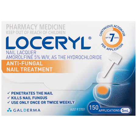 Loceryl Nail Lacquer 5mL, Anti-Fungal Nail Treatment
