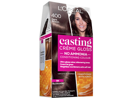 L'Oréal Paris Casting Crème Gloss Semi-Permanent Hair Colour - 400 Dark Brown