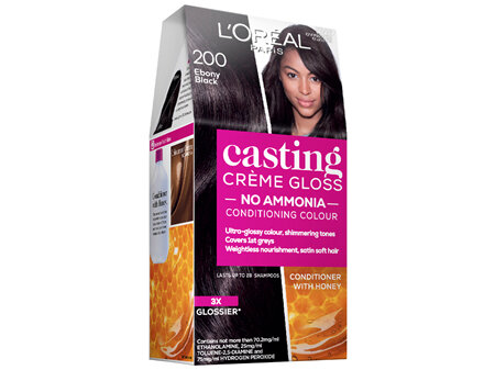L'Oréal Paris Casting Crème Gloss Semi-Permanent Hair Colour - 200 Ebony Black