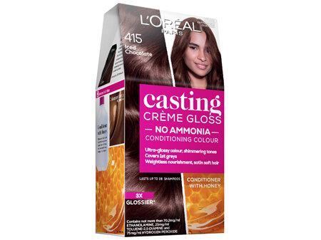 L'Oréal Paris Casting Crème Gloss Semi-Permanent Hair Colour - 415 Iced Chocolate
