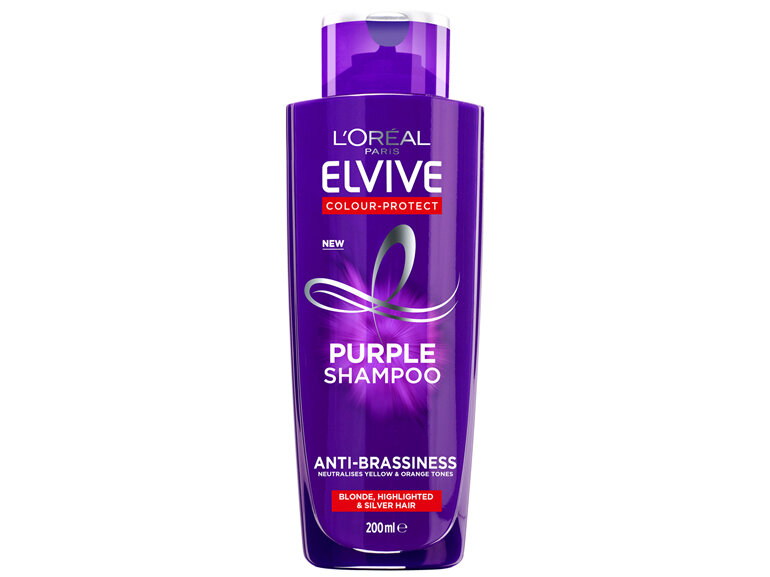 L’Oréal Paris Elvive Anti-Brassiness Purple Shampoo For Highlighted, Blonde And Grey Hair