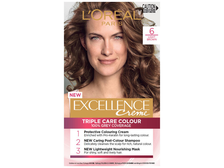 L'Oréal Paris Excellence Creme Hair Colour, 6 Light Brown