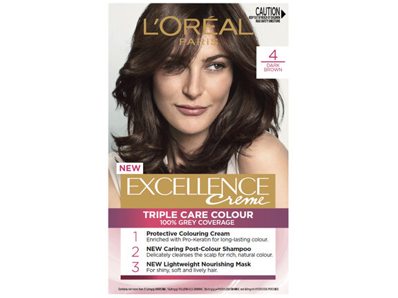 L'Oréal Paris Excellence Crème Permanent Hair Colour - 4 Dark Brown