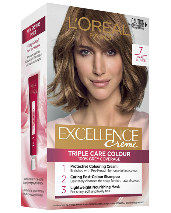 L'Oréal Paris Excellence Crème Permanent Hair Colour - 7 Dark Blonde