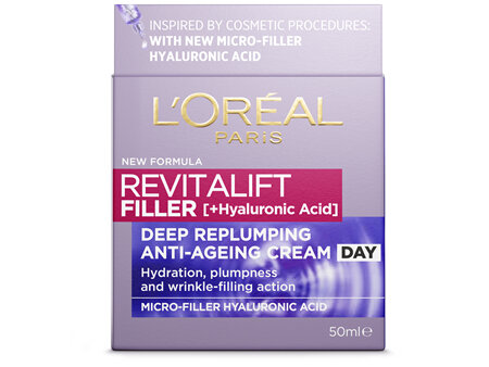 L'Oréal Paris Revitalift Filler Hyaluronic Acid Revolumising Day Cream 50mL