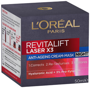 L'Oréal Paris Revitalift Laser X3 Anti-Ageing Night Cream 50mL