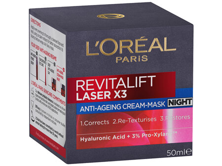 L'Oréal Paris Revitalift Laser X3 Anti-Ageing Night Cream 50mL