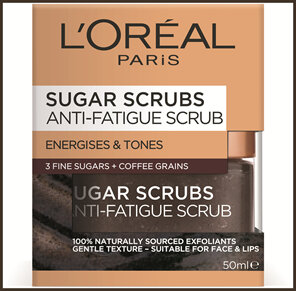 L'Oréal Paris Sugar Scrubs Anti-Fatigue Scrub, 50mL
