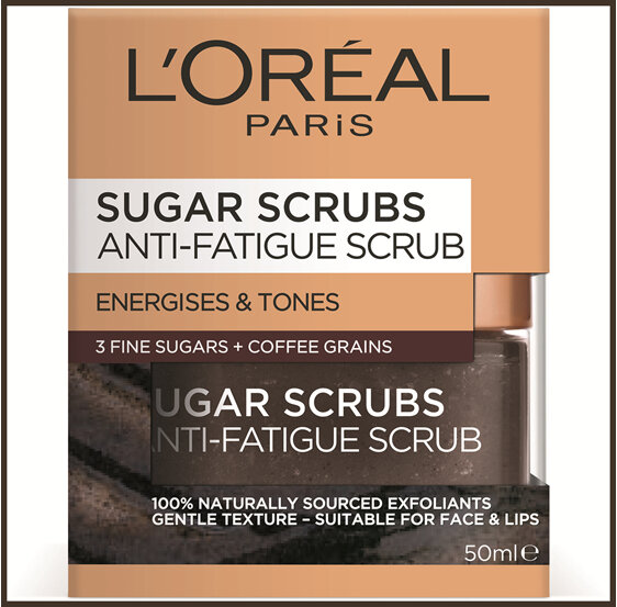 L'Oréal Paris Sugar Scrubs Anti-Fatigue Scrub, 50mL