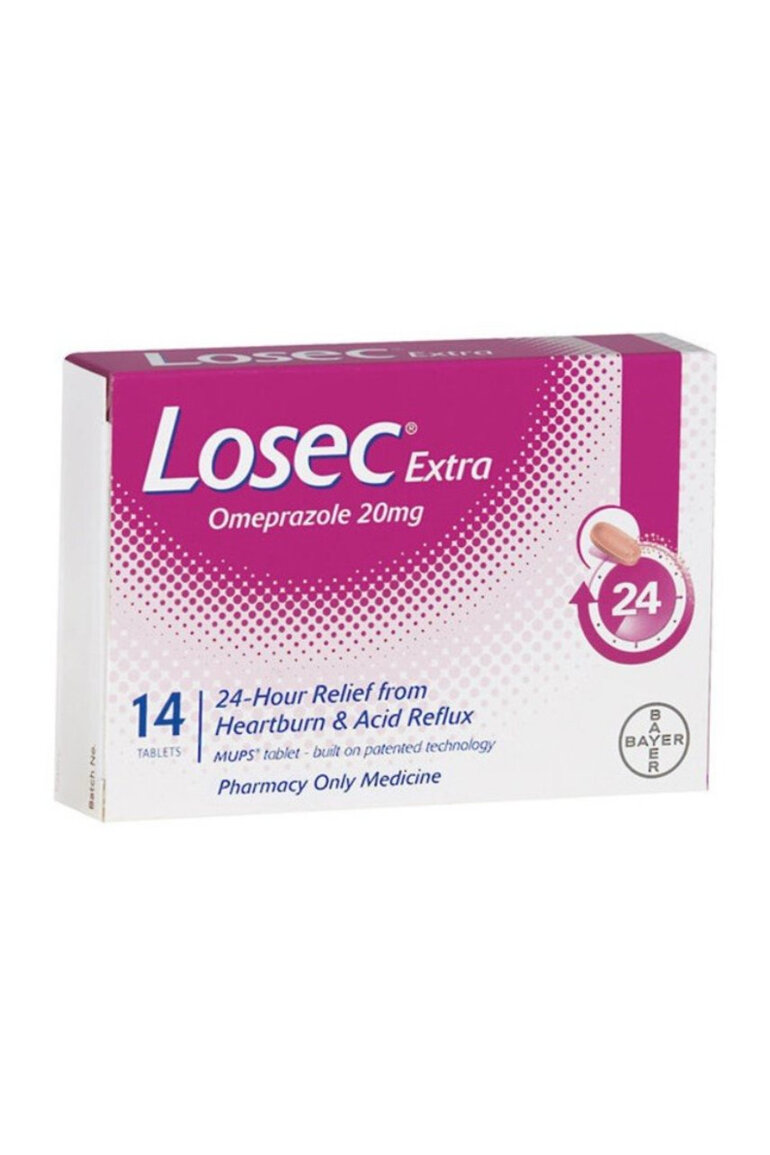 Losec Extra 20mg 14 Tablets