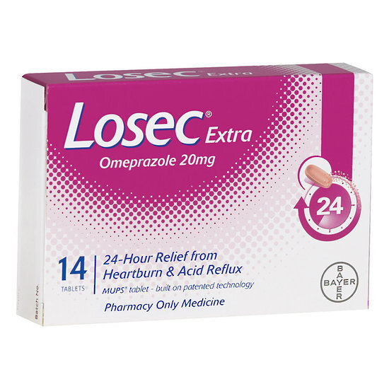 Losec Extra 20mg - 14 tablets