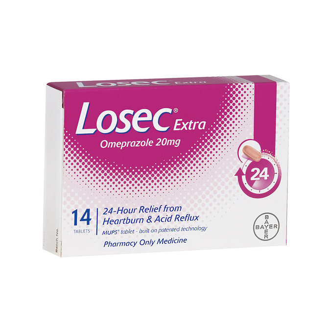 Losec Extra 20mg - 14 tablets