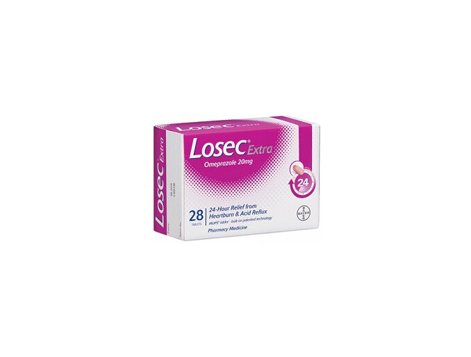 Losec Extra 20mg - 28 tablets
