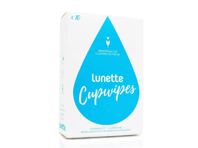 LUNETTE CUP WIPES 10PK