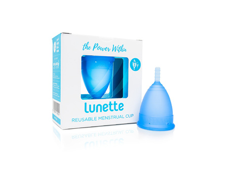 Lunette Reusable Menstrual cup Blue Size 2