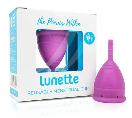 Lunette Reusable Menstrual cup Violet Size 1