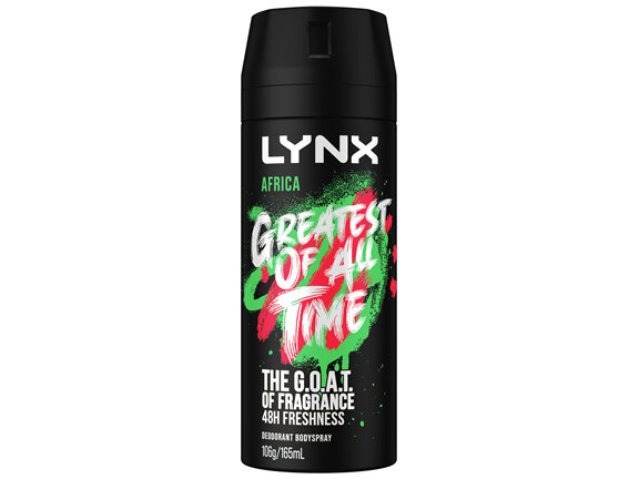 LYNX Deodorant Body Spray Africa 165 ml