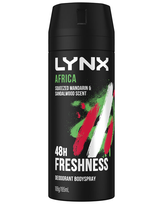 LYNX Deodorant Body Spray Africa 165 ml