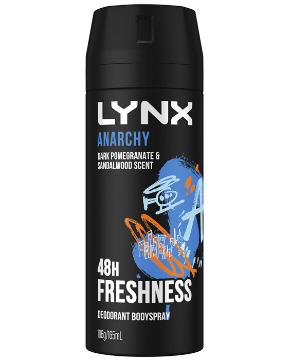 LYNX Deodorant Body Spray Anarchy 165 ml